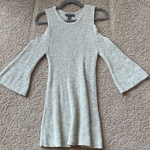 A Pea in the Pod Off-the-Shoulder Sweater - Light Gray